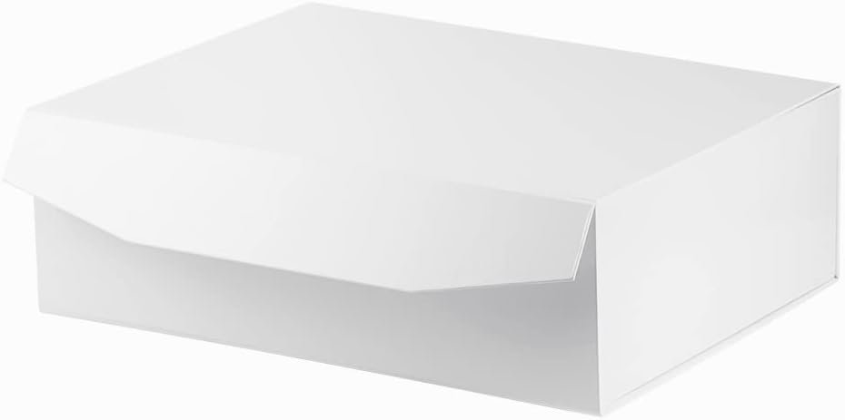 Wholesale OEM ODM 1 Pcs White Extra Large Gift Box with Lid, 16.5 x 13 x 5.3 Inches, Hard Magnetic Giant Gift Boxes for Presents Clothes Robe Wedding Dress Sweater,Reusable Foldable Bridesmaid Proposal Box Factory & Supplier