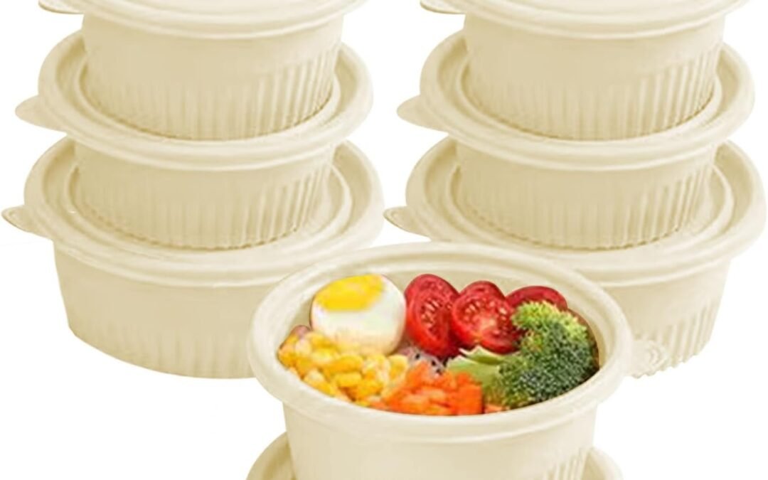 Wholesale OEM ODM 100 compostable take out containers, Heavy duty quality take out containers, environmentally friendly and biodegradable, made of corn starch for takeaway meal prep containers 5.7 * 5.7 Factory & Supplier