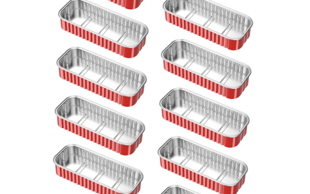 Wholesale OEM ODM 10Pcs Aluminum Foil BBQ Containers Takeaway Food Packing Boxes for Grilling Roasting Catering and Parties and Convenient Cooking Foil Trays Factory & Supplier
