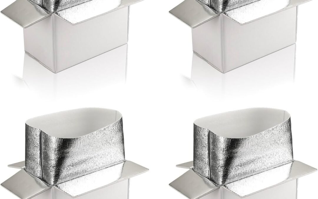 Wholesale OEM ODM 10x6x7 INCH TUKYLIL 4 Pack Insulated Shipping Boxes with Aluminum Foil Liner, Double Insulated Carton for Frozen Food,Insulated Cooler Box for Shipping(White) Factory & Supplier