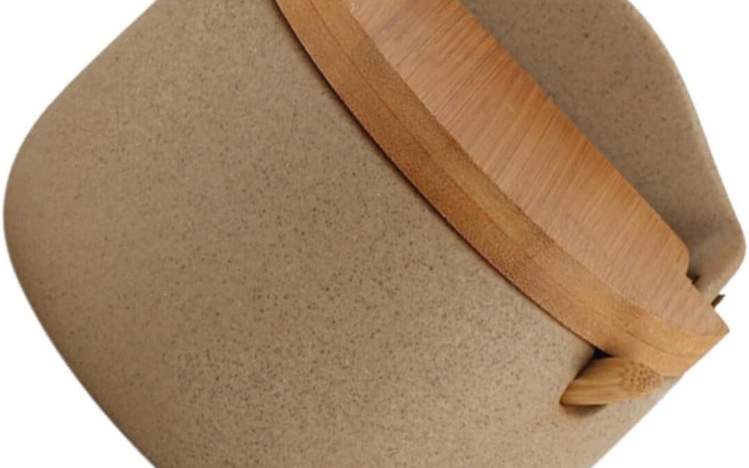 Wholesale OEM ODM 1Pc Ceramic Seasoning Pot with Wooden Cover Seasoning Vase for Organized Kitchen Storage Easy to Clean and Design Material Factory & Supplier