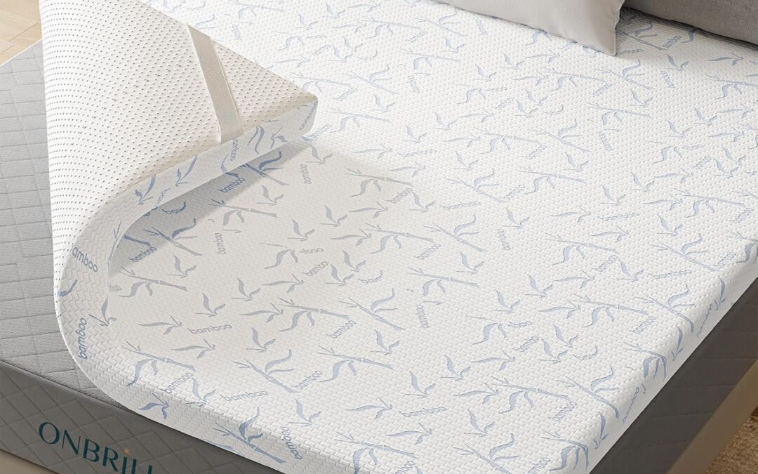 Wholesale OEM ODM 2 Inch Memory Foam Mattress Topper Full, Bamboo Charcoal Dual Layer Foam Bed Topper in a Box, Removable Knit Cover with Non-Slip Design, Pressure Relief, CertiPUR-US Certified Factory & Supplier
