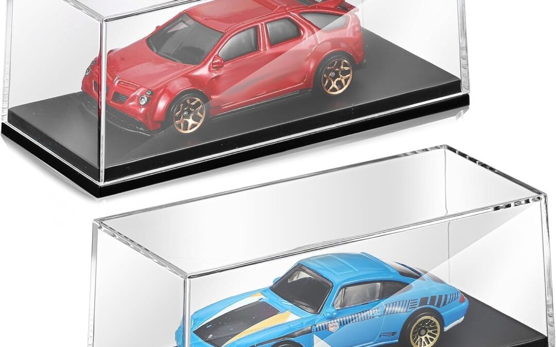 Wholesale OEM ODM 2 Pcs 1/64 Display Case Acrylic Model Cars Display Case 4.17 x 1.81 x 1.81 Inches Clear Plastic Vehicles Toy Cars Storage Collectors Factory & Supplier