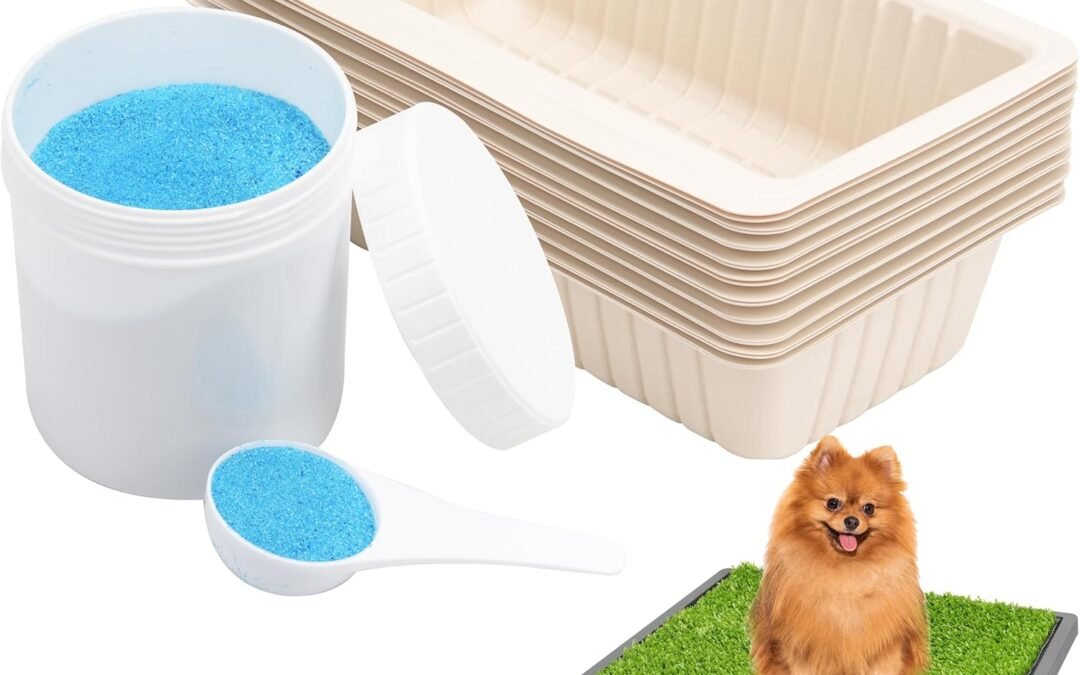 Wholesale OEM ODM 20-Pack Pet Loo Pee-Pod Refills with Sponge Compatible with PetSafe Portable Dog Potty, Dog Litter Box Disposable Dog Potty Tray Cornstarch Material, Urine Disposal (Pet Loo NOT Included) Factory & Supplier