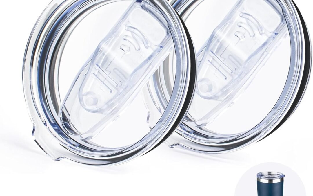 Wholesale OEM ODM 20 oz Tumbler Replacement Lids 2 Pack,Fit of Inner Diameter 3.23 to 3.25 INCH Tumbler Cup,Spill Proof Splash Resistant Tumbler Lids Silicone Sliding Covers BPA-free Factory & Supplier