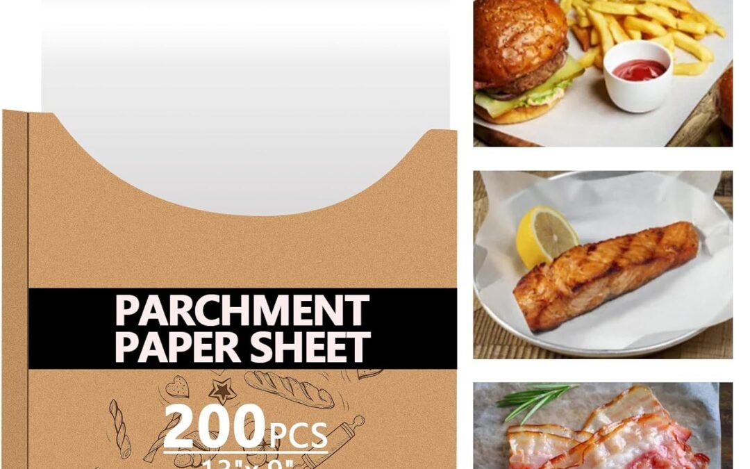 Wholesale OEM ODM 200PCS Thickened Parchment Paper Sheets, 9×13 In Heavy Duty Non-Toxic & Unbleached Parchment Baking Paper for Baking, Grilling, Air Fryer, Steaming, Non-Stick & Comes in Convenient Packaging, White Factory & Supplier