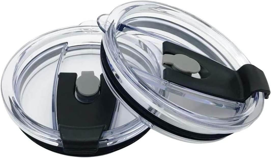 Wholesale OEM ODM 2Pcs Replacement Flip Lids for Stainless Steel Insulated Tumbler Travel Mug, Compatible w/YETI Rambler,Ozark Trail,Old Style Rtic and More (20 Oz, Black 2) Factory & Supplier