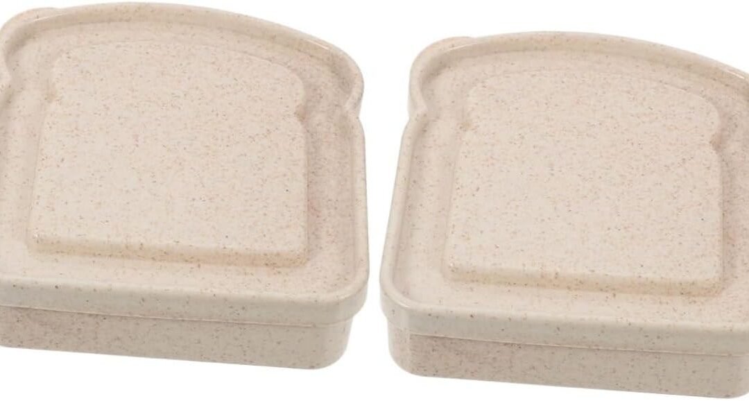 Wholesale OEM ODM 2Pcs Sandwich Storage Cases Portable Food Containers with Lid for Daily Use Snack and Dessert Organization Versatile Little Storage Factory & Supplier