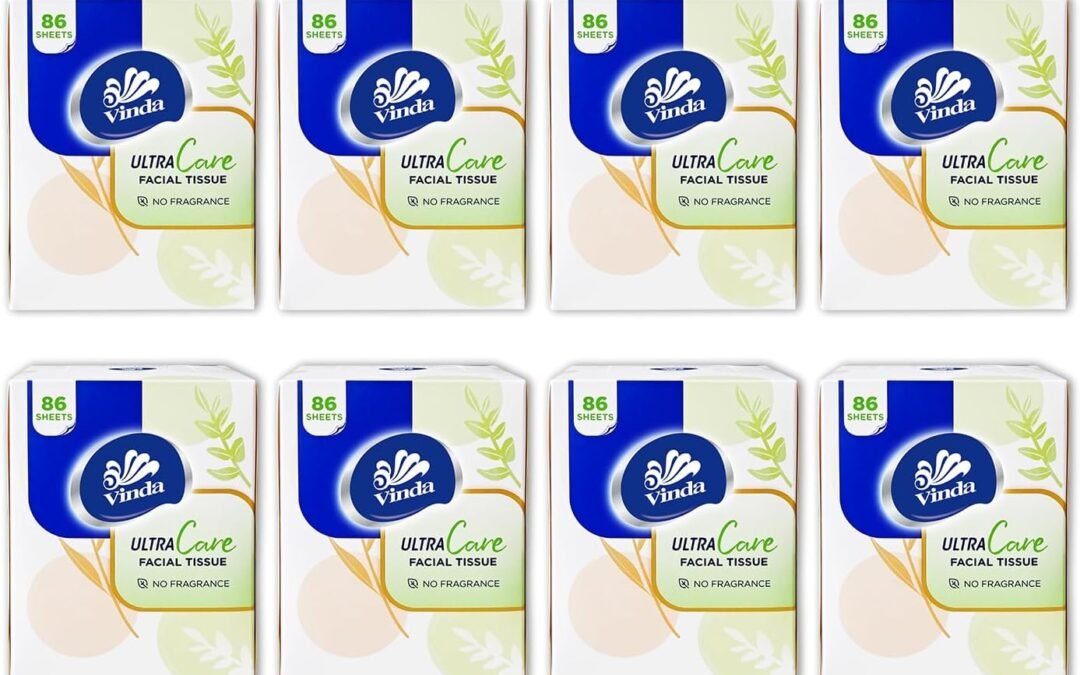 Wholesale OEM ODM 3-Ply Ultra Care Facial Tissues, 86 Count Each Box, 8 Cube Boxes Factory & Supplier