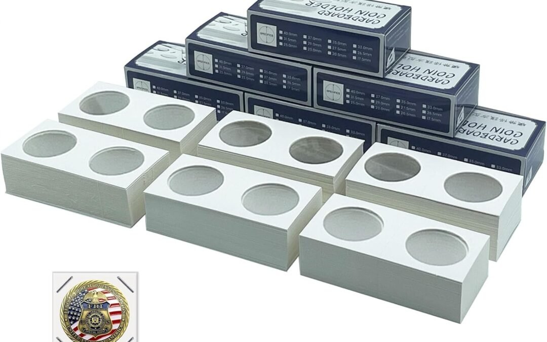 Wholesale OEM ODM 300 Pieces 40mm Premium Cardboard 2 x 2 inch Coin Flips Coin Collection Supplies for Large Dollar, Mylar Coin Flips Coin Holders for Coin Collecttion (Large Dollar Coin Flips) Factory & Supplier