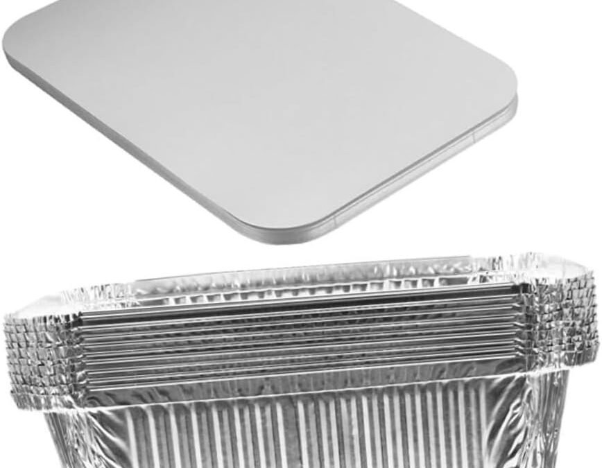Wholesale OEM ODM 30Pcs Foil Food Containers Bbq Foil Boxes for Takeaway Moisture for Roasting and Food Storage Silver Finish Factory & Supplier