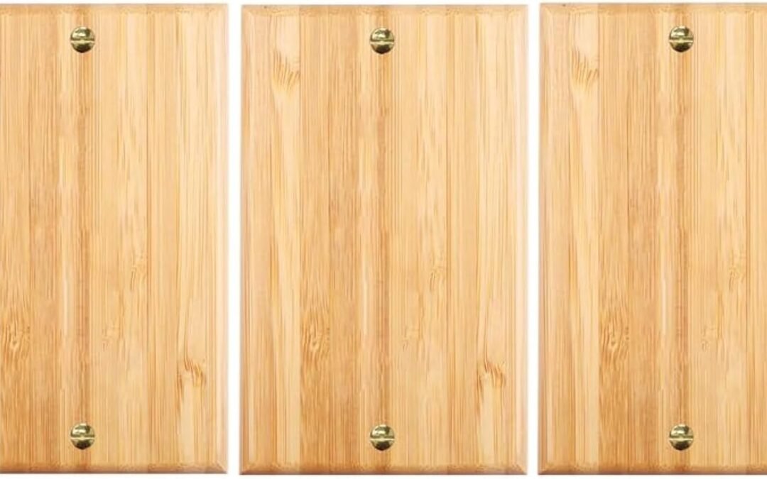 Wholesale OEM ODM 3PC Solid Wood Light Switch Plate Blank Wall Plate Light Switch Cover Quality Raw Wooden Switch Plate Decorative Bamboo Single Toggle Wall Plates Factory & Supplier