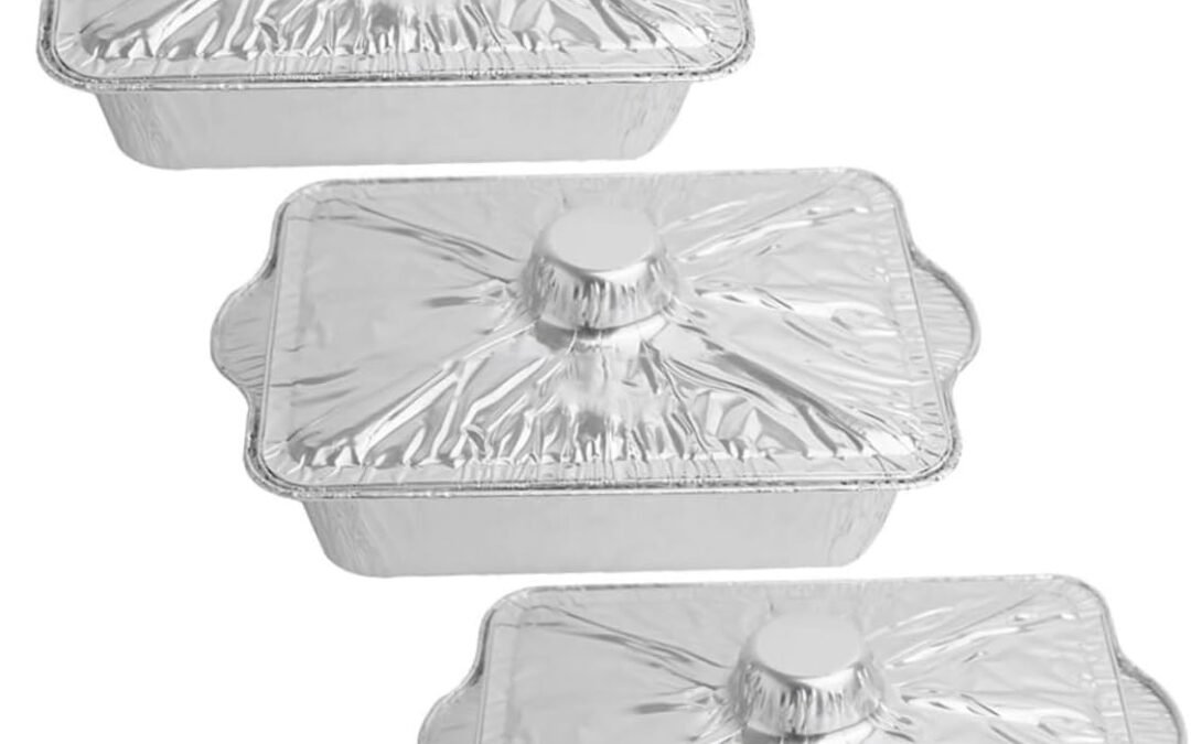 Wholesale OEM ODM 3pcs Heavy Duty Aluminum Foil Pans with Lids Versatile Baking and Cooking Tinfoil Pots for Bbq Camping Roasting and Food Storage Stackable and Convenient for Outdoor Use Factory & Supplier