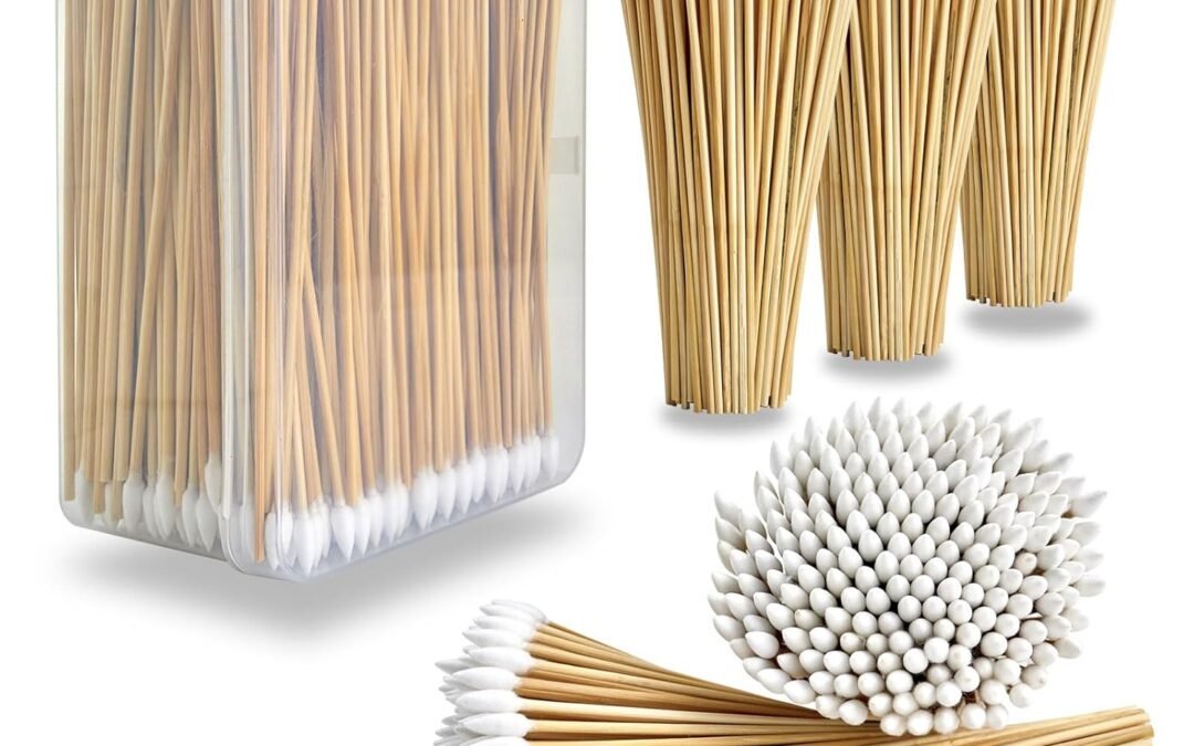 Wholesale OEM ODM 500PCS 6″ Long Cotton Swabs in Storage Box – Strong Cleaning Swab with Bamboo Handle – Lint Free Cotton Swabs with Wooden Sticks – Cotton Tipped Applicators for Gun Cleaning, Makeup Removing, Pet Care Factory & Supplier