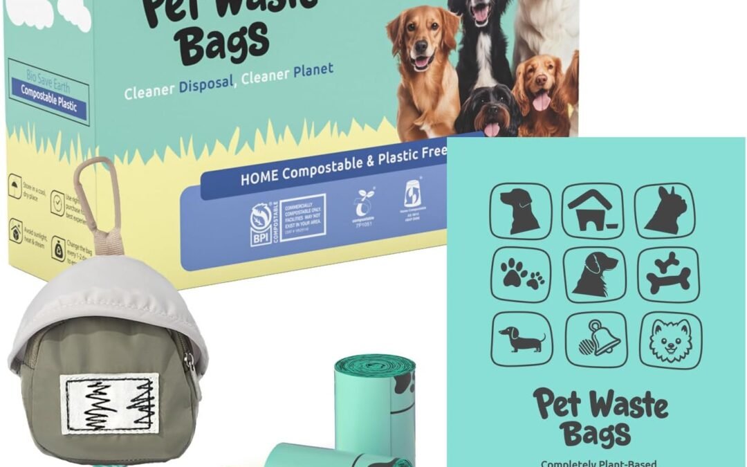Wholesale OEM ODM AYOTEE 280 Count Certified Compostable Dog Poop Bags with Dispenser, 100 Percent Biodegradable Poop Bags for Dogs, ASTM D6400 & EN 13432 Compliant, Extra Thick, Leakproof Dog Waste Bags Factory & Supplier