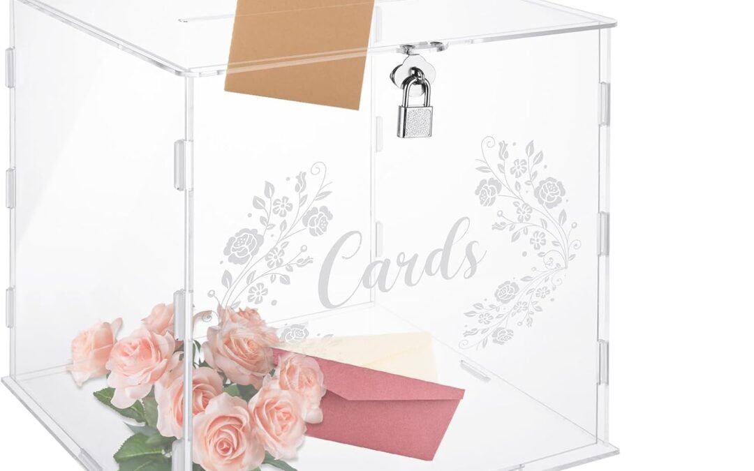 Wholesale OEM ODM Acrylic Card Box with Slot and Lock Clear Wedding Card Box for Party 10x10x10 Inch Large Wedding Envelope Box Acrylic Graduation Card Box for Cards, Birthday Factory & Supplier