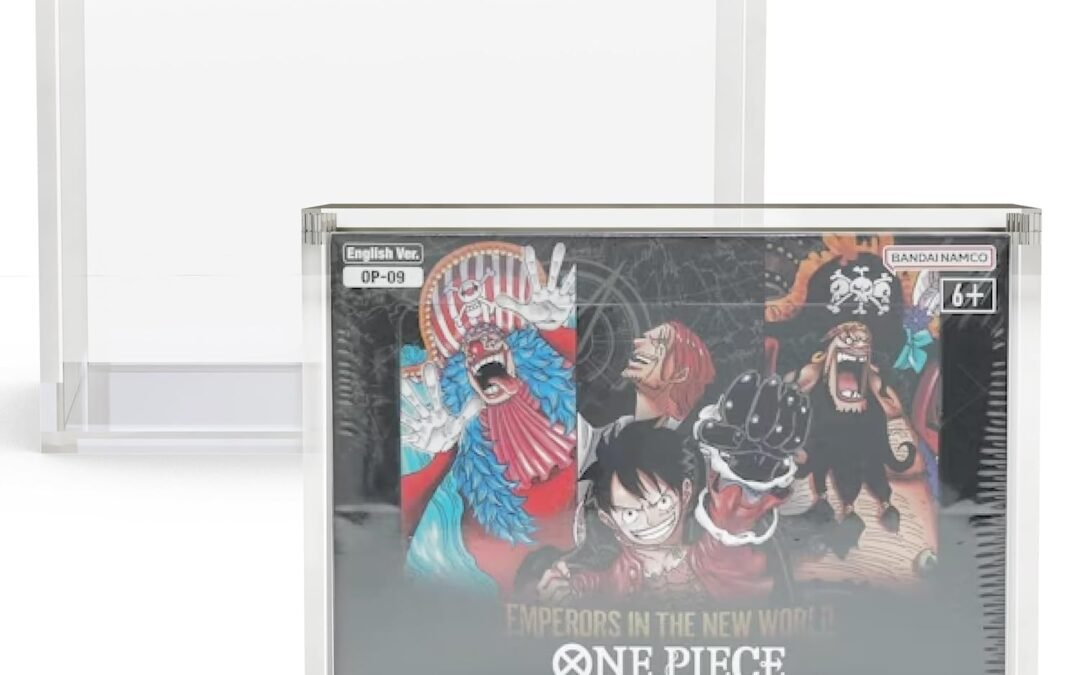 Wholesale OEM ODM Acrylic Case Display for Bandai One Piece TCG Booster Box – English Version, UV Protected, Stackable, Dustproof, Display Protector for Collectible Card Game Boxes, Pack of 1 Factory & Supplier