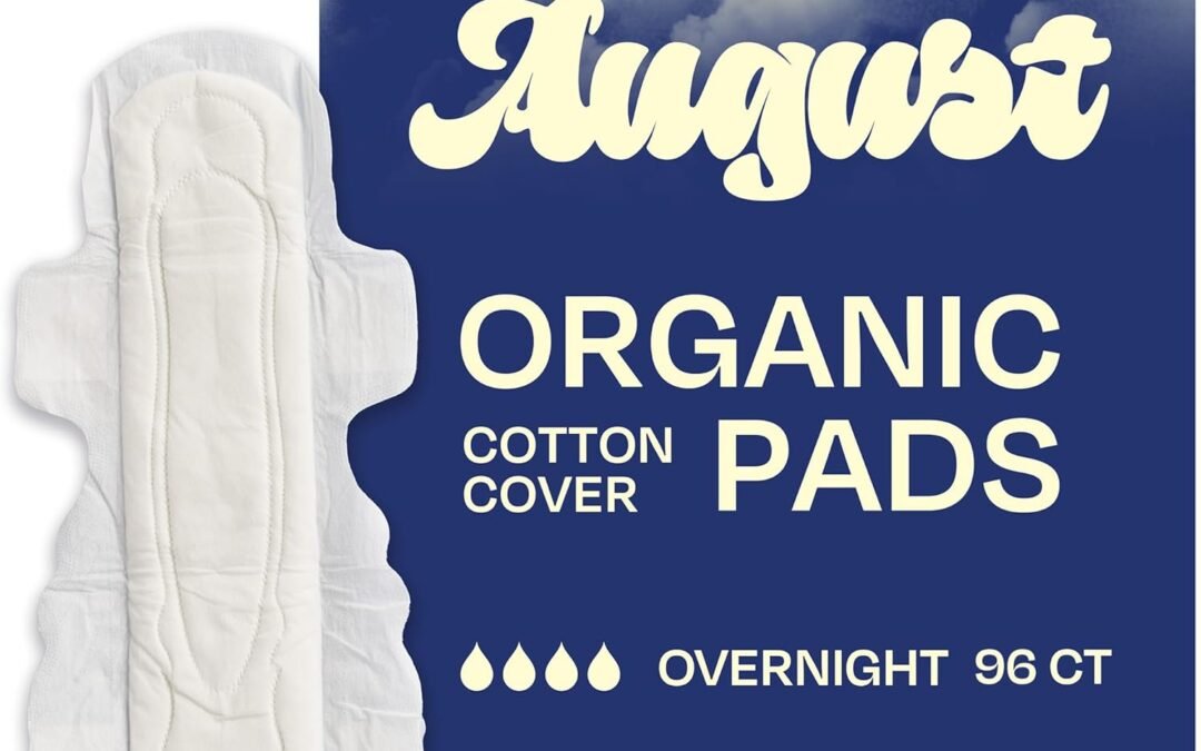 Wholesale OEM ODM August Overnight Pad with Wings, Overnight Pads for Women and Anyone Who Menstruates, 96 Long Pads with Compostable Wrappers, Toxin Free, Fragrance Free, and Hypoallergenic (6 Boxes of 16) Factory & Supplier