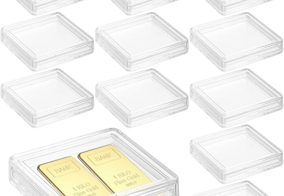 Wholesale OEM ODM BENECREAT 30 Pack Clear Acrylic Box, 1.3×1.3×0.3inch Mini Plastic Storage Containers with Lid for Collecting Small Items, Beads, Jewelry, Business Cards, Crafts Factory & Supplier