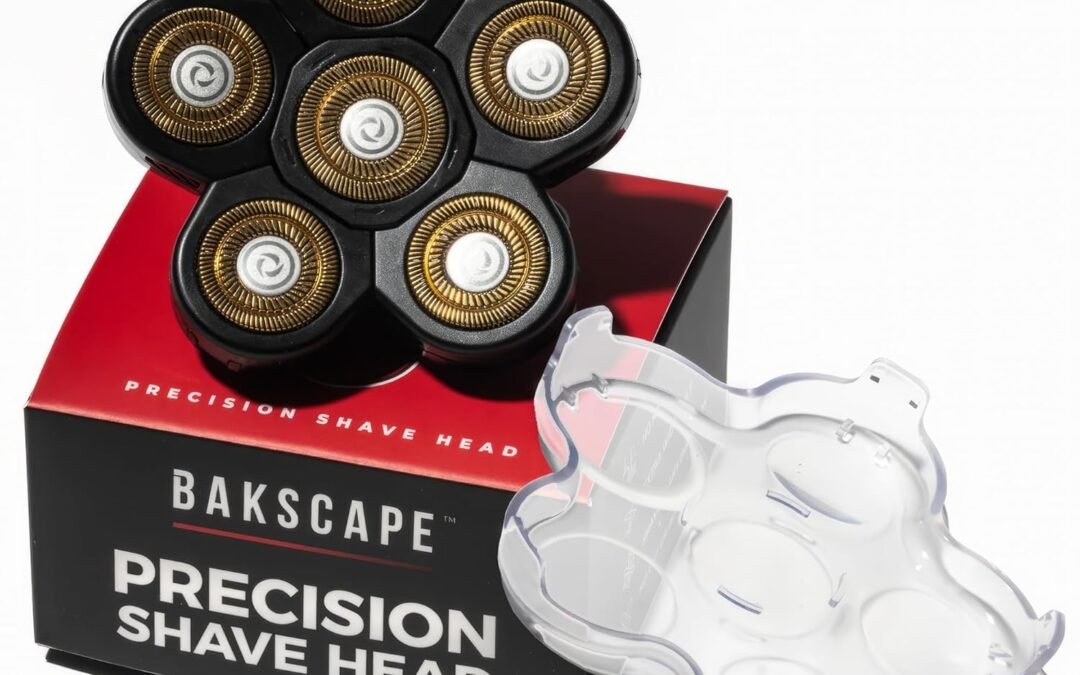 Wholesale OEM ODM Bakscape Men’s Back Shaver Starter Kit 2.0 Replacement Titanium Precision Shave Head: Six Pivoting Foils for Effortless, Smooth Shaving, Body & Head in Any Direction Factory & Supplier