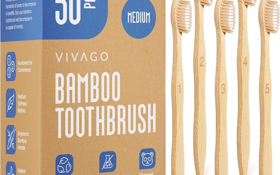Wholesale OEM ODM Bamboo Toothbrushes Medium Bristles 50 Pack – BPA Free Medium Bristles Toothbrushes for Adults – Eco-Friendly, Natural Wooden Toothbrush Factory & Supplier
