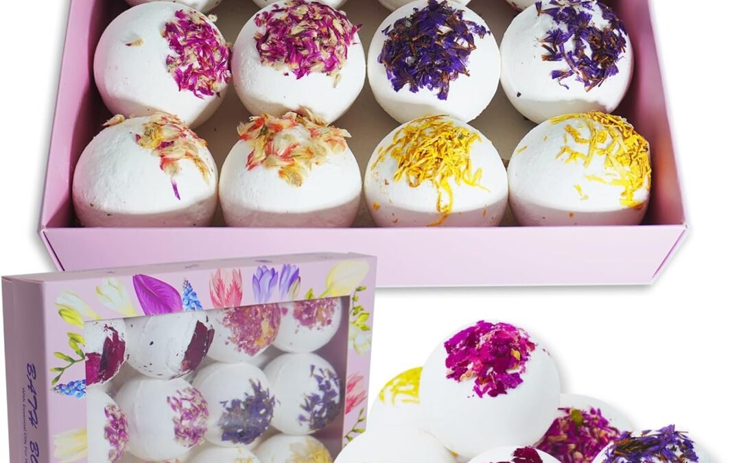 Wholesale OEM ODM Bath Bombs, Flower Petals Bath Bombs for Women, Handmade Fizzy Bath Bomb with Essential Oils Bath for Moisturizing Dry Skin & Relaxing, Birthday Valentines Mother’s Day Gifts for Women Factory & Supplier