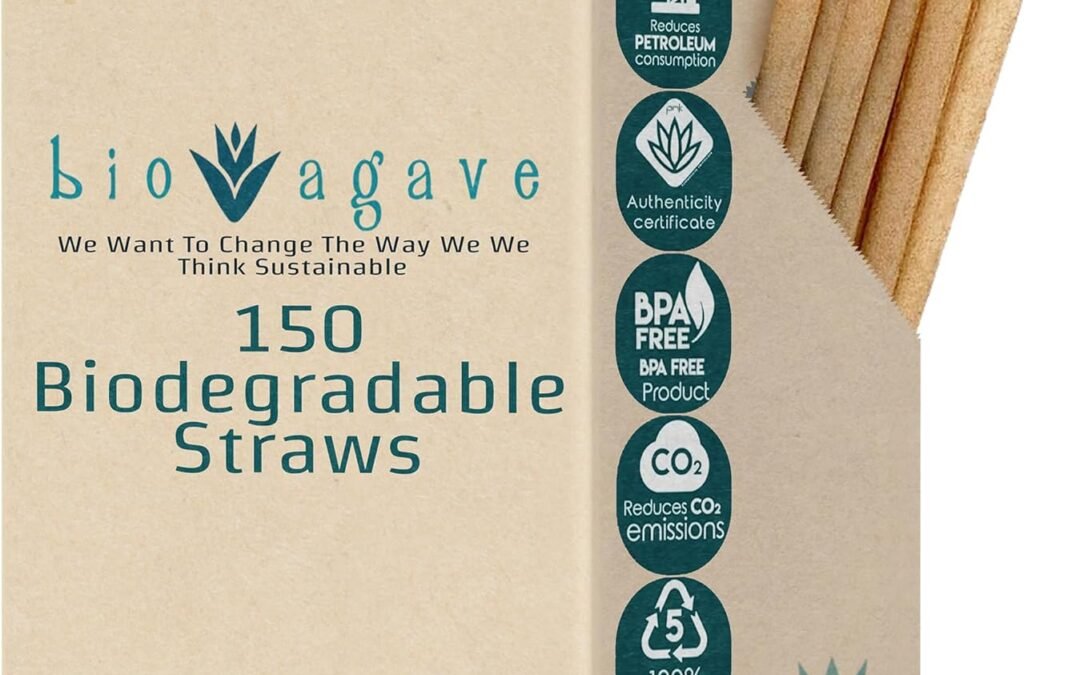 Wholesale OEM ODM Biodegradable 8.25″ Standard Straws Made From Agave Fibers 150 Pcs | Plant-Based Eco-Friendly Products |Reusable Straws | Plastic-Free | Gluten-Free Factory & Supplier