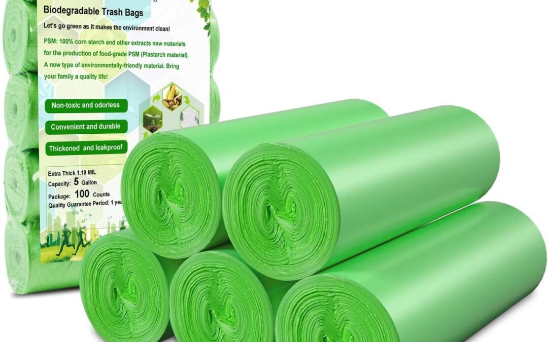 Wholesale OEM ODM Biodegradable Trash Bags 4-6 Gallon, 100 Counts, Extra Thick Small Trash Bag Recycling Garbage Bags For Kitchen Bathroom Yard Office Wastebasket Car Factory & Supplier