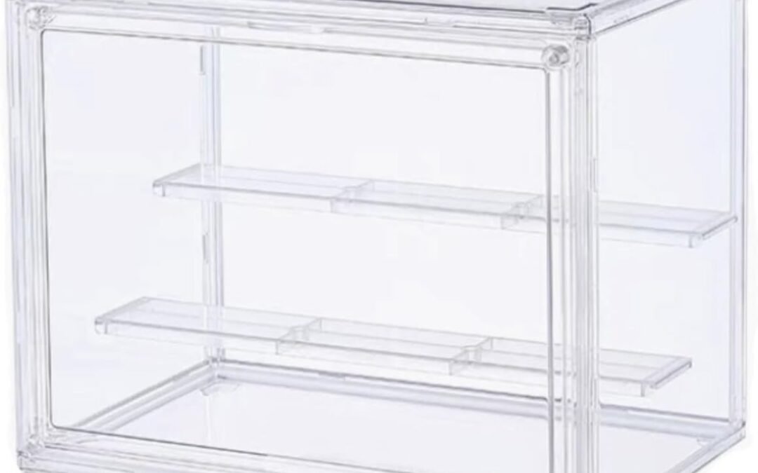 Wholesale OEM ODM Blind Box Fully Transparent Display Shelf Acrylic Step-Style Stackable Desktop Display Box Multifunctional Large Capacity Dustproof Storage Box Factory & Supplier