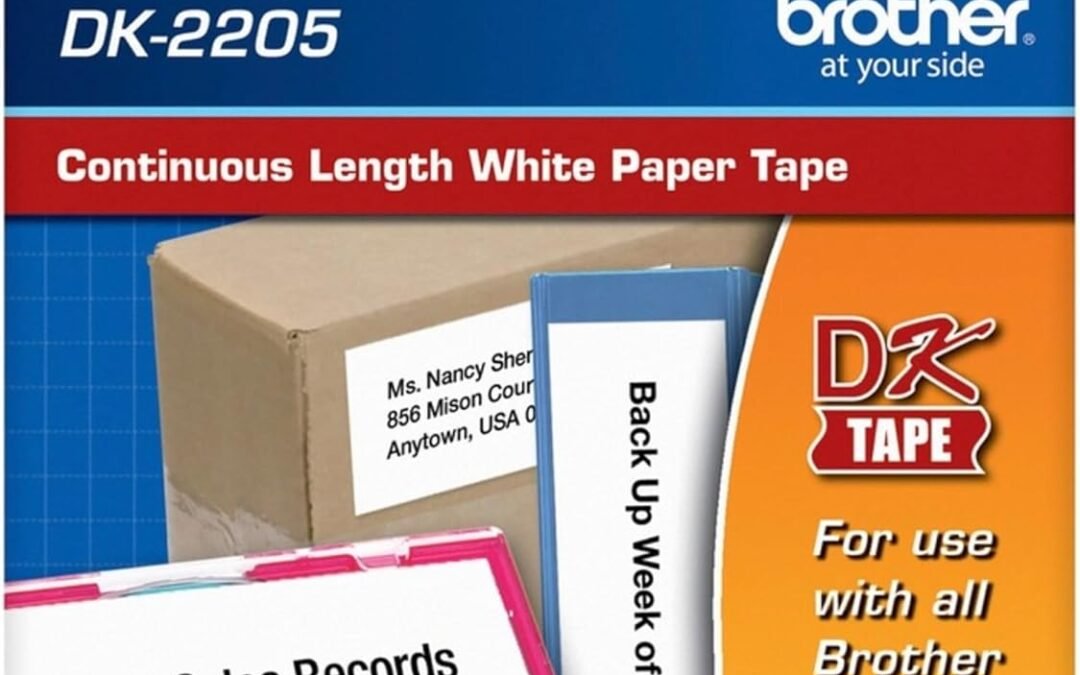 Wholesale OEM ODM Brother Genuine, DK-2205 Continuous Paper Label Roll, Cut-to-Length Label, 2.4” x 100 Feet, (1) Roll Per Box Factory & Supplier