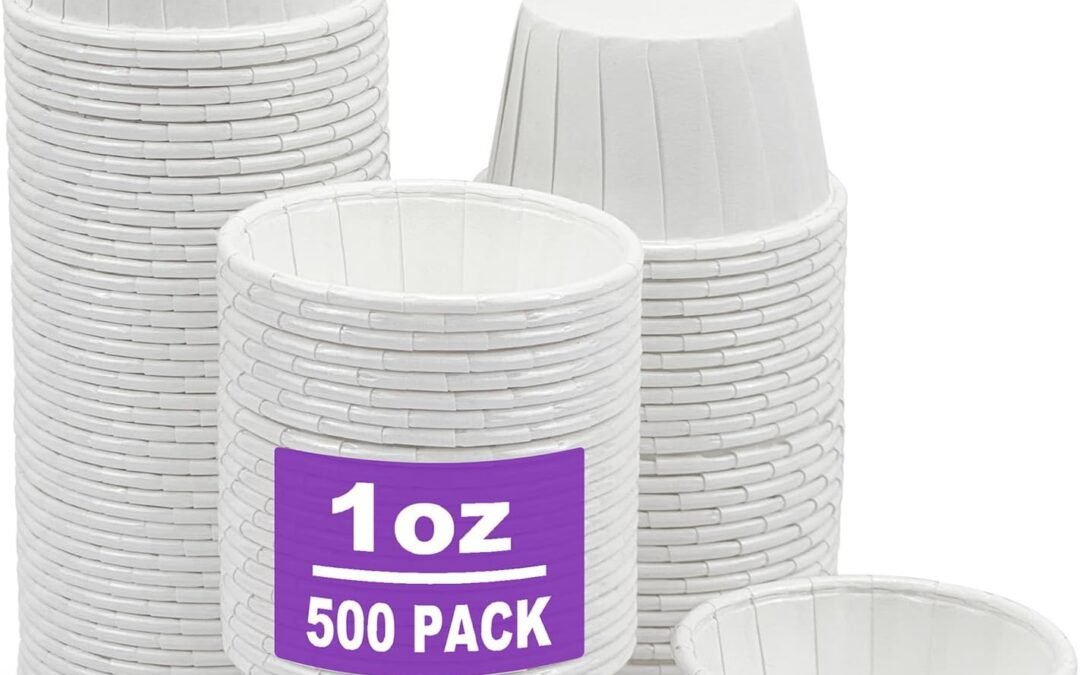 Wholesale OEM ODM CAMKYDE 500 pcs Ketchup Cup Small Paper Cups 1 oz, Leak-Proof Food Safe Disposable Condiment Cups Sample Medicine Cup (Pack of 500) Factory & Supplier