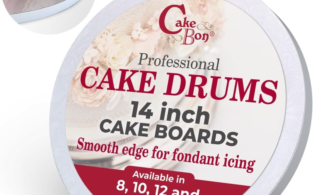 Wholesale OEM ODM Cakebon Cake Boards – Sturdy 1/2 Thick Drums – 14 Inch Professional Smooth Straight Edges White 6-Pack Factory & Supplier