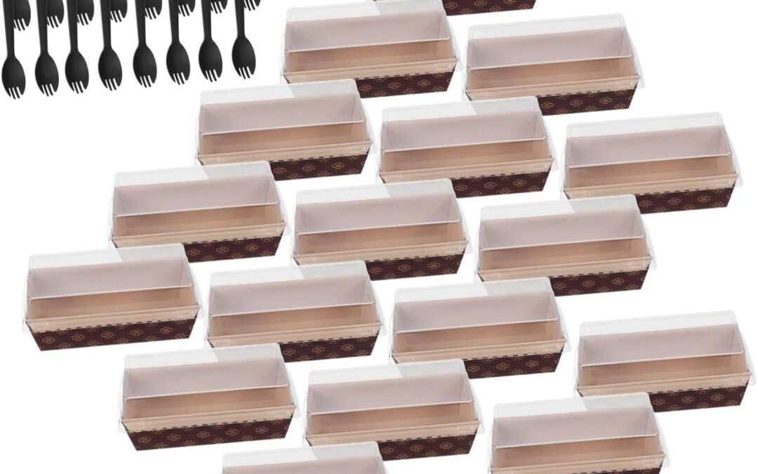 Wholesale OEM ODM Ciieeo 75 Pack Disposable Baking Pans Rectangular Cake Paper Trays Loaf Pan Liners Sandwich Paper Box for Bakers Factory & Supplier