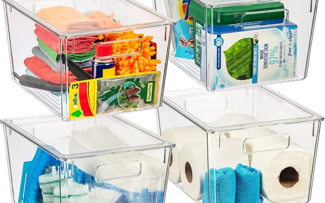 Wholesale OEM ODM ClearSpace Plastic Storage Bins with Lids X-Large – Perfect Kitchen Organization, Desk Organizer or Pantry Storage – Desktop Organizer, Pantry Organization and Storage Bins, Cabinet Organizers Factory & Supplier