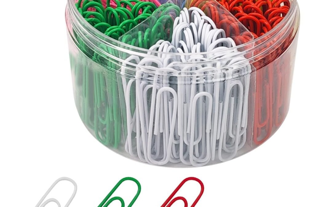 Wholesale OEM ODM Colorful Assorted Sizes Plastic Coated Paper Clips – 300 Medium (1.18″) + 150 Jumbo (1.96″) – Smooth Finish, Durable, Rust-Resistant – Ideal for Office, School, Home Factory & Supplier