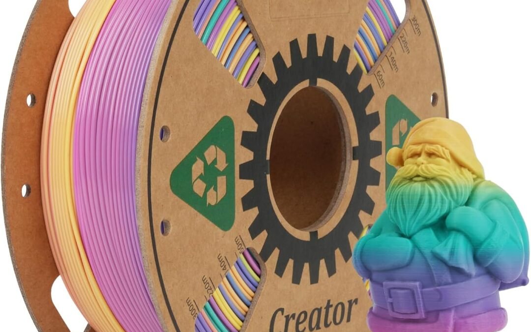 Wholesale OEM ODM Creator High Speed PLA 3D Printer Filament 1.75mm, Rapid PLA for Max 500mm/s High Speed Printing, High Toughness, Dimensional Accuracy +/- 0.02mm, High Fluidity 3D Printing Filament 1kg Spool, Rainbow Factory & Supplier