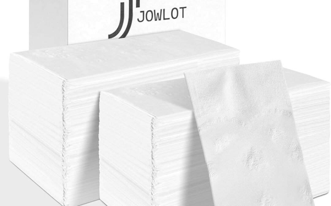 Wholesale OEM ODM Disposable Napkins, 2-Ply 300 Count Paper Dinner Napkins, White Napkins Bulk for Wedding Party Bathroom and Everyday Use (16.2″ X 15″) Factory & Supplier
