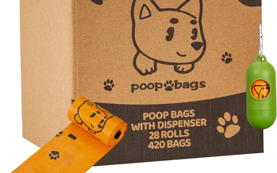 Wholesale OEM ODM Dog Poop Bags Rolls With Dispenser, Strong and Leak-proof Waste Bags for Pets, Floral Scented, 420 Count (28 Packs of 15), 13 Inch x 9 Inch (Orange) Factory & Supplier