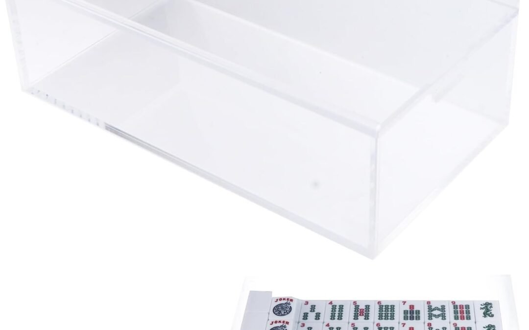 Wholesale OEM ODM Empty Acrylic Mahjong Case Only for 1.2″×0.9″×0.5″ American Mahjong Tiles – Large Capacity Holds Up to 200 Tiles with Mahjong Accessories, Transparent Mahjong Case for Mahjong Game Set Storage Factory & Supplier