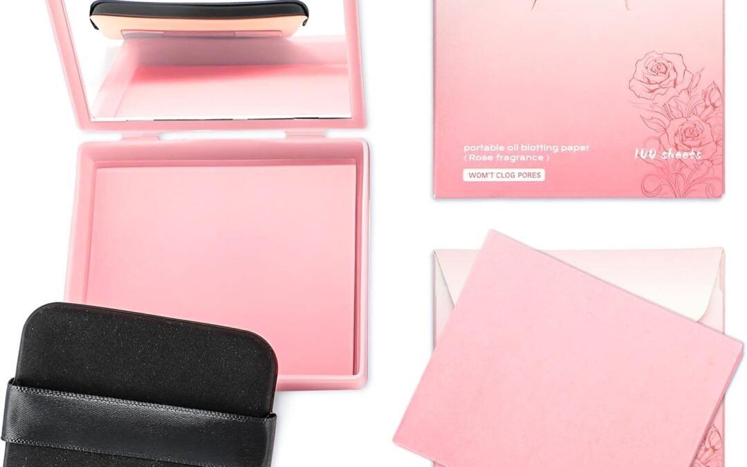 Wholesale OEM ODM Erinde Oil Blotting Sheets for Face with Mirror and Puff, 300 Sheets Oil Blotting Paper for Oily Skin, Face Oil Absorbing Sheet, Natural Oil Control Film, Absorb Excess Oil, Makeup Friendly Factory & Supplier