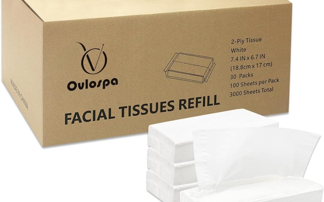 Wholesale OEM ODM Facial Tissue Refill – 30 Packs, 100 Per Pack, 3000 Total for Tissue Box Holder. Soft Tissues Bulk for Home Office Car Restaurant Hotel Factory & Supplier