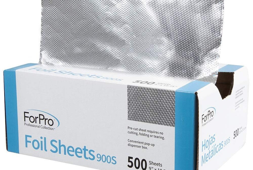 Wholesale OEM ODM ForPro Professional Collection Embossed Foil Sheets 900S, Aluminum Foil, PopUp Dispenser for Hair Color Application and Highlighting, Food Safe, 9” W x 10.75” L, 500 Count Factory & Supplier