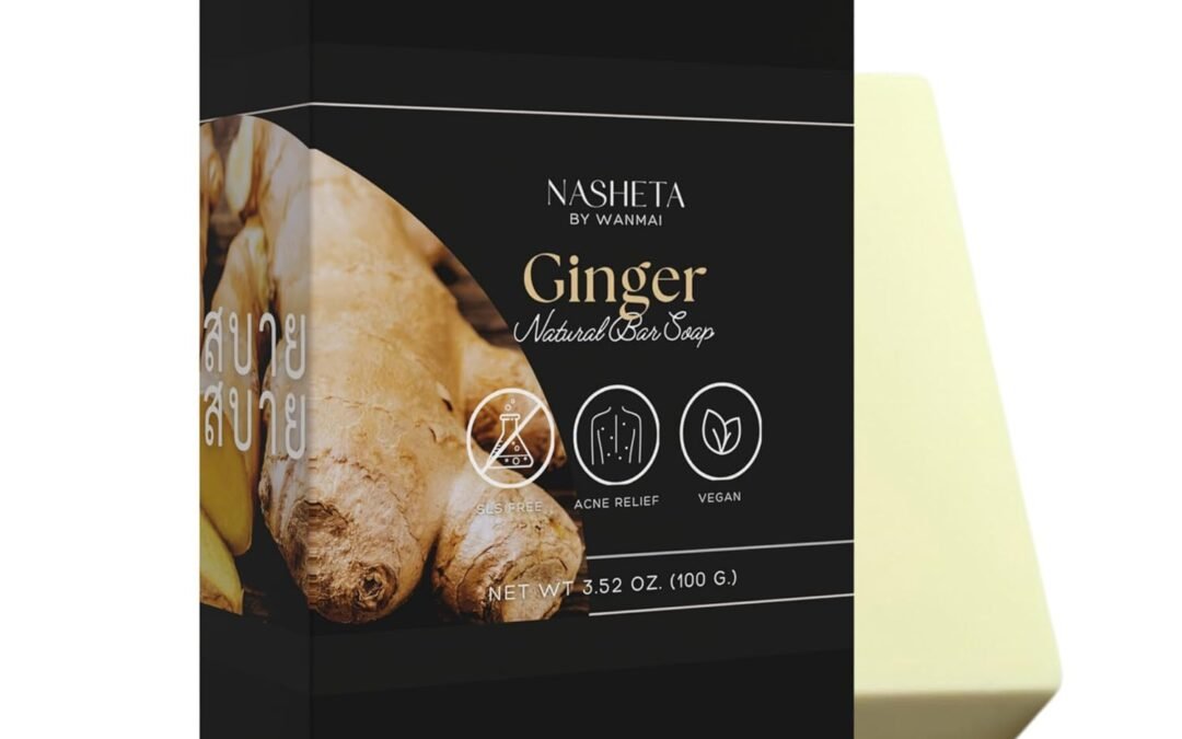 Wholesale OEM ODM Ginger Natural Bar Soap NET WT 3.52 oz. (100 g.) Product of Thailand. สบาย สบาย Factory & Supplier