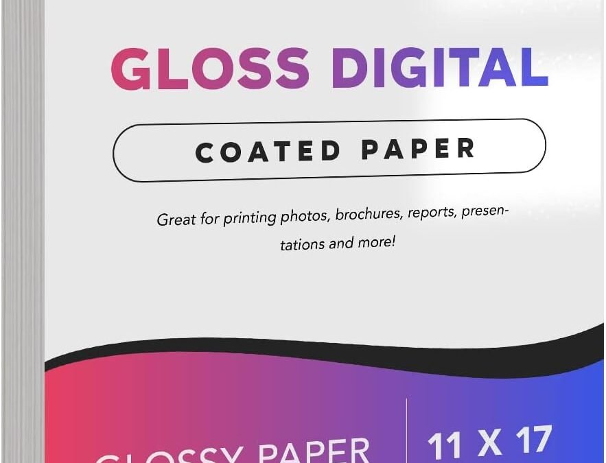 Wholesale OEM ODM Gloss Digital Paper C2S – Perfect for Color Laser Printing, Design Proposals, Flyers, Brochures | 11 x 17 | Glossy 80lb Text Paper (32lb Bond) | 94 Bright | Acid Free, Coated Finish | 100 Sheets Factory & Supplier