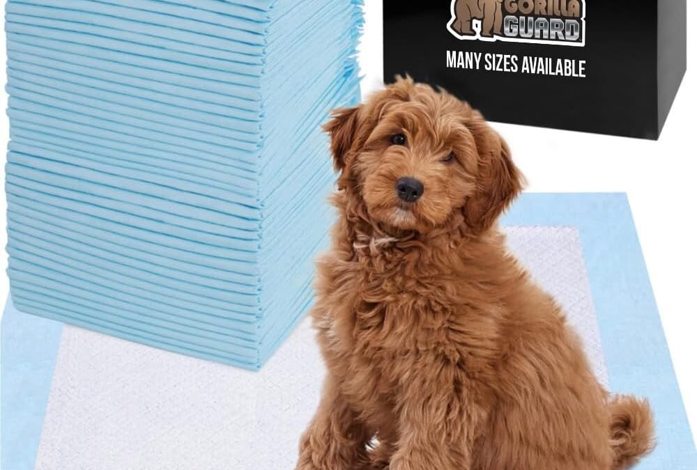 Wholesale OEM ODM Gorilla Guard Disposable Puppy Pads, 100 Count 22×22 in, 5 Layer Pee Pads for Dogs, Absorbent Diaper Changing Pad, Dog Potty Training Supplies, Quick Dry Pet Housebreaking Essentials for Puppies Factory & Supplier