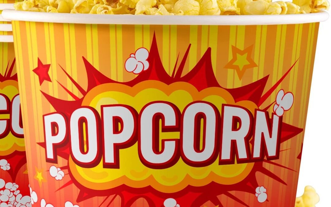 Wholesale OEM ODM Greaseproof, Retro 85oz Popcorn Buckets 150 Pack. Reusable and Durable Pop Corn Tubs in Red Yellow. Large Disposable Containers Perfect For Movie Night, Theme Party, Theater, Carnivals & Fundraisers Factory & Supplier