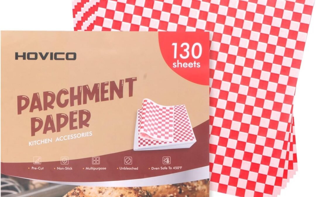 Wholesale OEM ODM Hovico 130Pcs Deli Paper Sheets 12×12″, Grease Resistant Wax Paper Sheets for Food, Checkered Deli Wrap for Wrapping Bread and Sandwiches, Festival, BBQ, Picnic, Party Premium Food Basket Liners Factory & Supplier