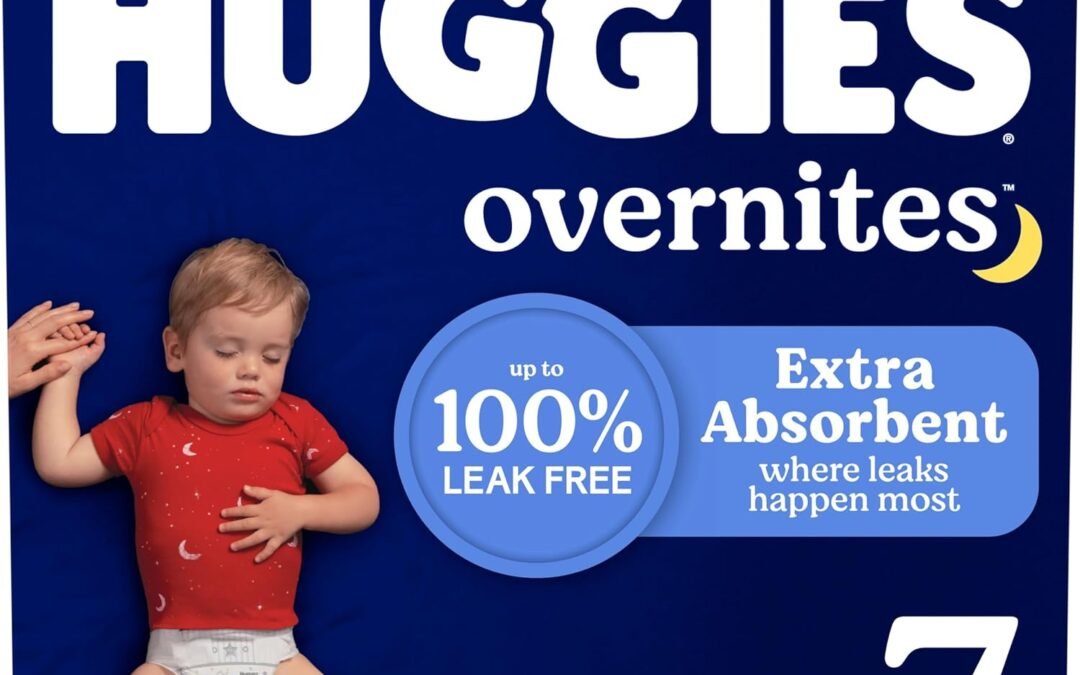 Wholesale OEM ODM Huggies Size 7 Overnites Baby Diapers: Overnight Diapers, Size 7 (41+ lbs), 68 Ct (2 Packs of 34), Packaging May Vary Factory & Supplier