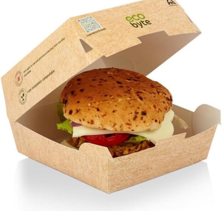 Wholesale OEM ODM ITC Whopper-Size Burger Box | Pack of 25 | Large Kraft Takeaway Boxes for Burgers, Sandwiches, or Street Food | Great for Cafes and Food Trucks Factory & Supplier