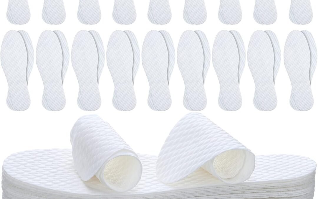 Wholesale OEM ODM Janmercy 100 Pairs Disposable Shoe Liners Replaceable Shoe Inserts Thin Insoles for Women Men Sweat Absorbing Inserts Breathable Barefoot Pads Foot Odor Eliminator for Boot Sneaker Running Factory & Supplier